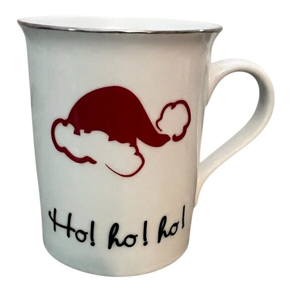 St. Nicholas Square Tis The Season Mug Ceramic Ho Ho Ho & Fa La La - Picture 1 of 6